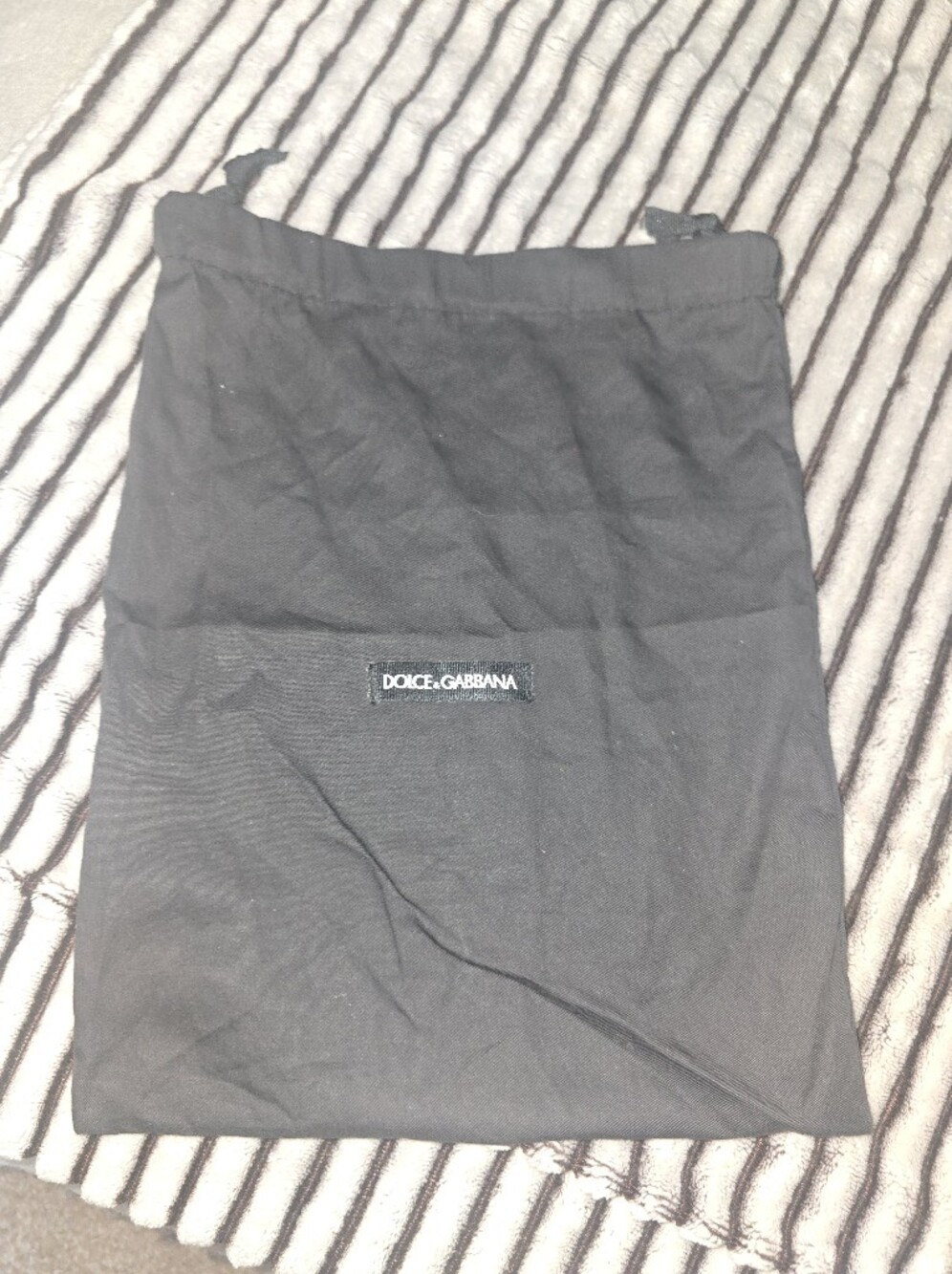 Dolce & Gabbana Black Dust Bag